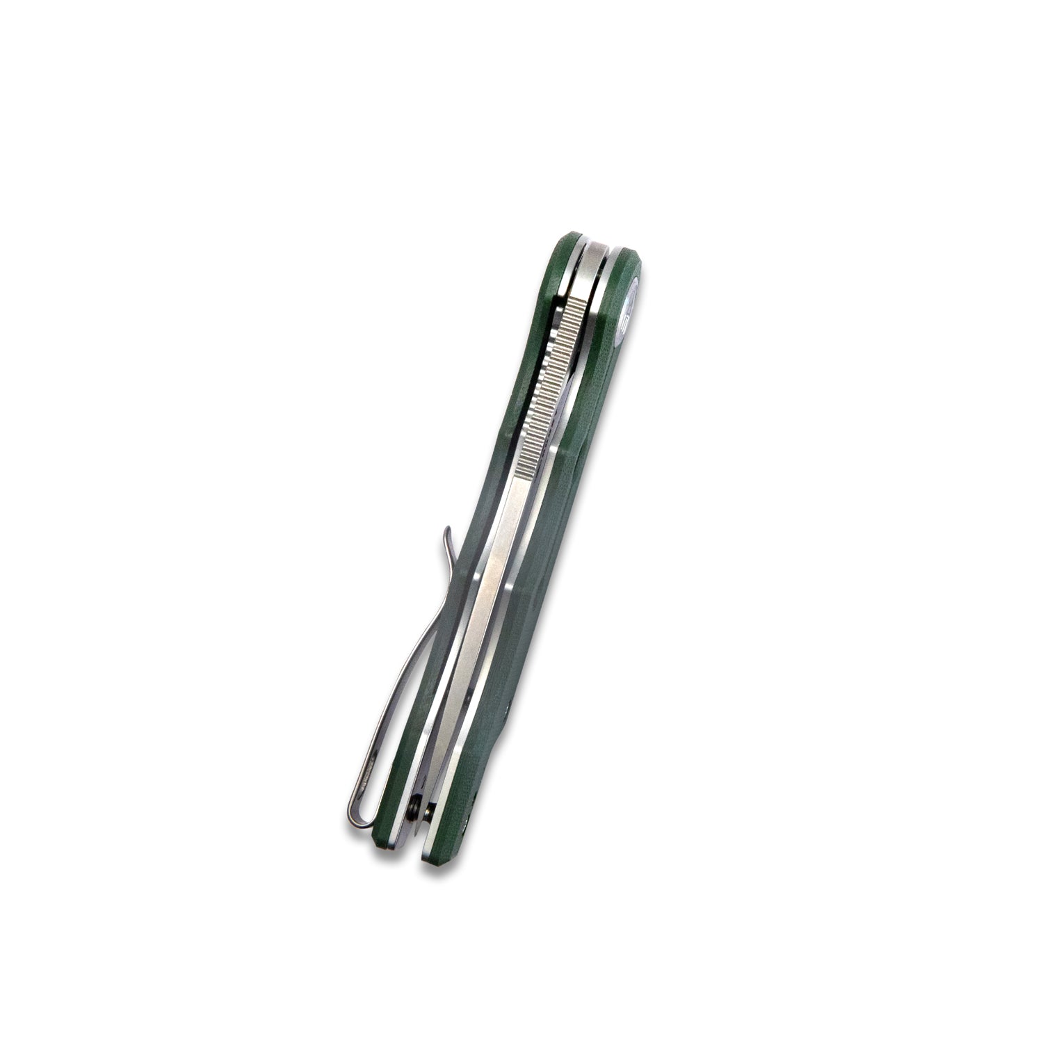 Kubey Mizo Liner Lock Flipper Folding Knife Green G10 Handle 3.15" Bead Blast AUS-10 KU312F