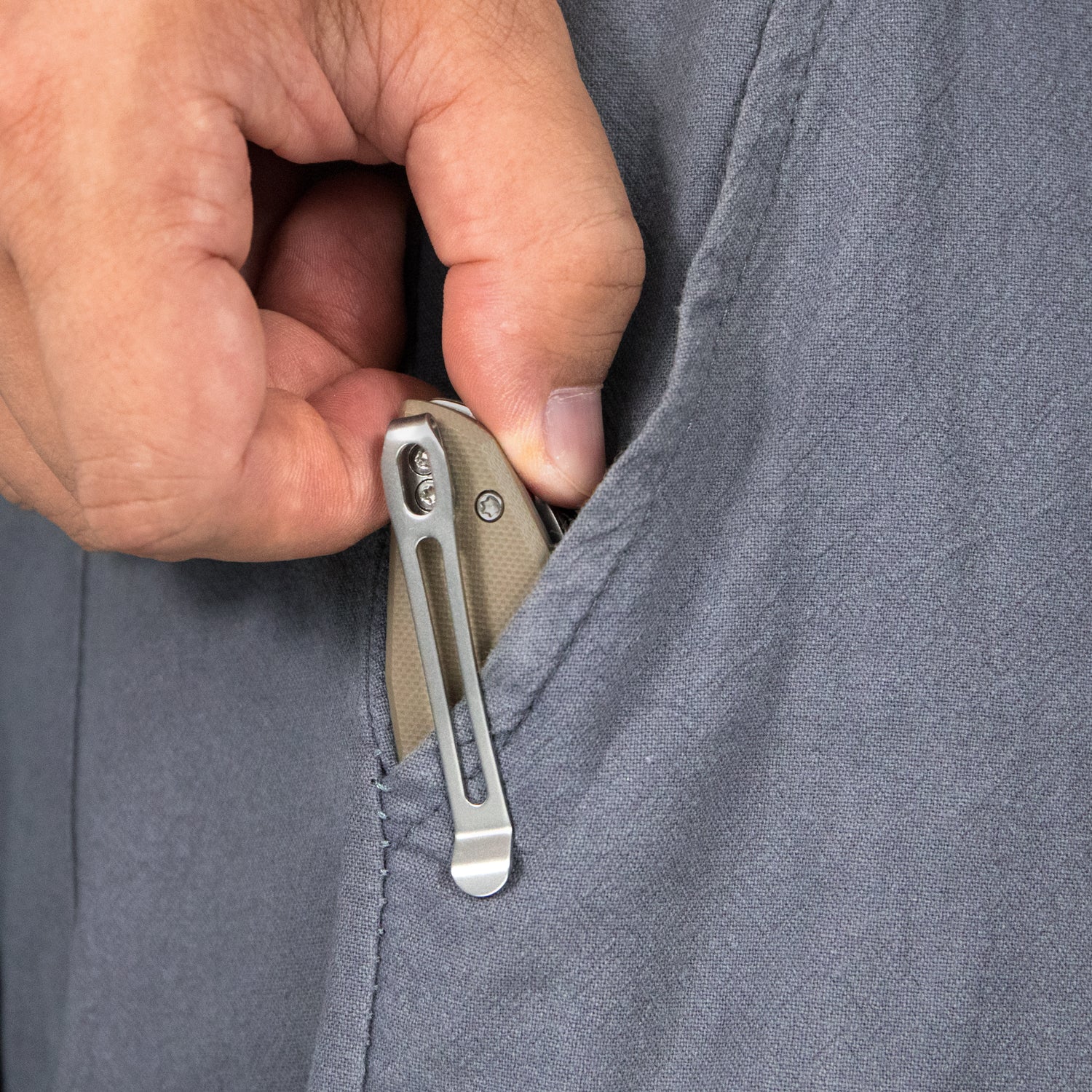 Kubey Nova Liner Lock Flipper Folding Pocket Knife Tan G10 Handle Satin D2 KU117F